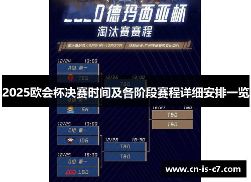 2025欧会杯决赛时间及各阶段赛程详细安排一览